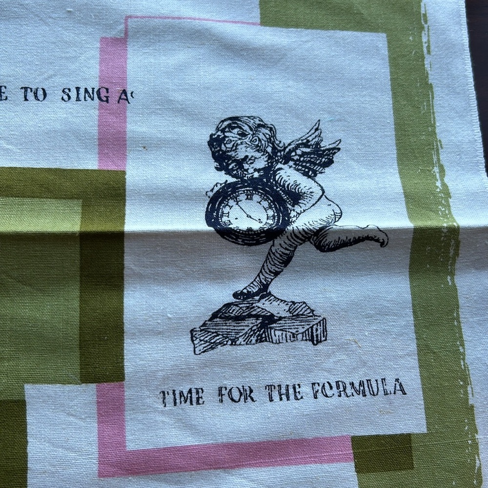Field crest vintage kitchen fashion T Towel time to & time for made in USA nwot. - Picture 12 of 17